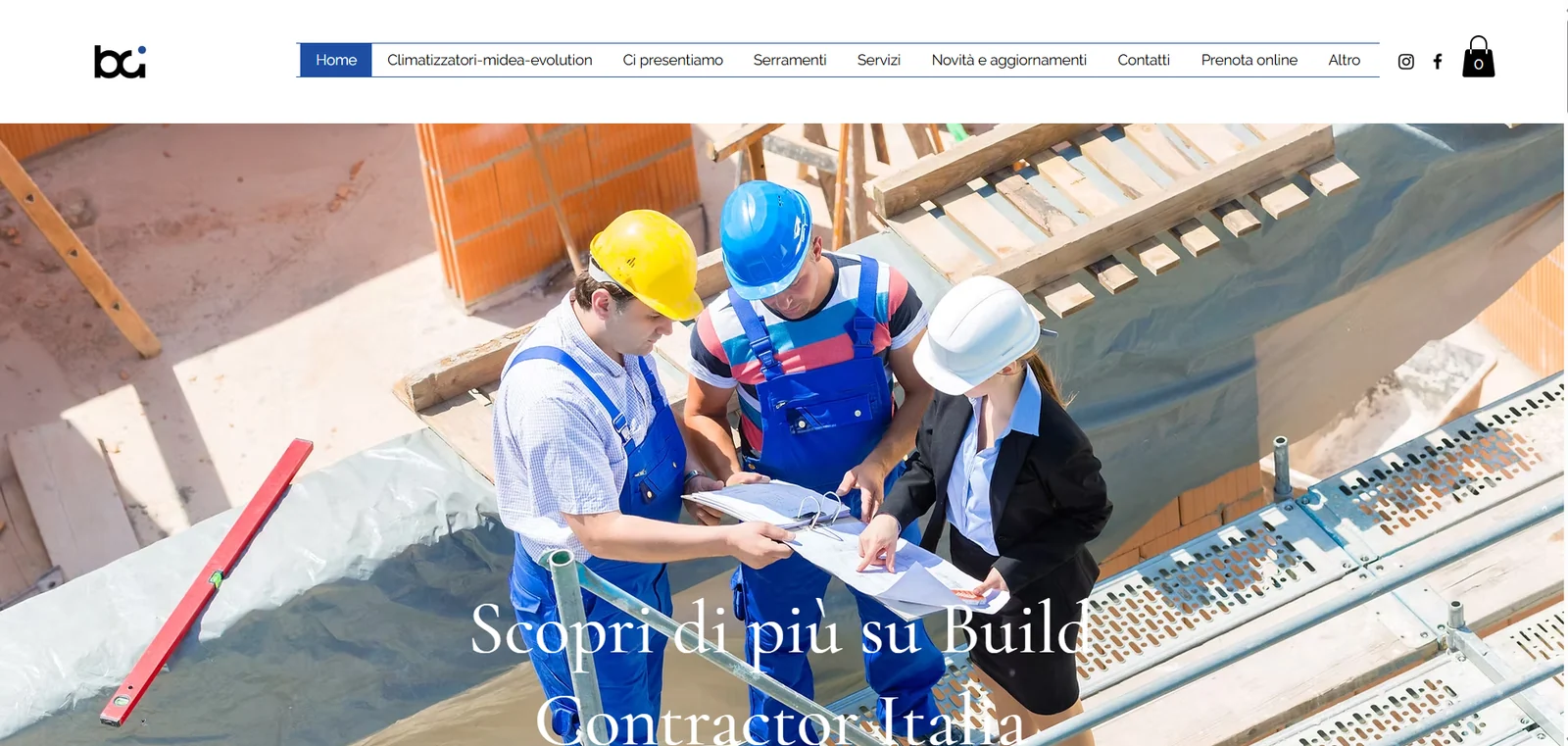 Sito web Build Contractor Italia